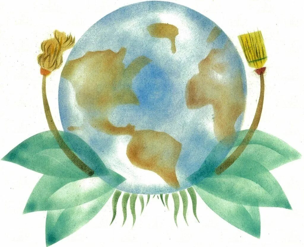 Планета растений. Земля рисунок. Земной шар акварель. Цвети земля рисунок.