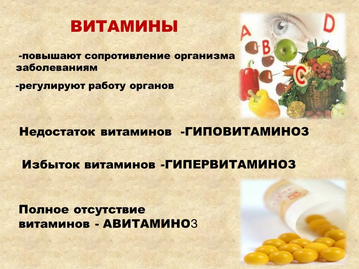 Повышение витамина в