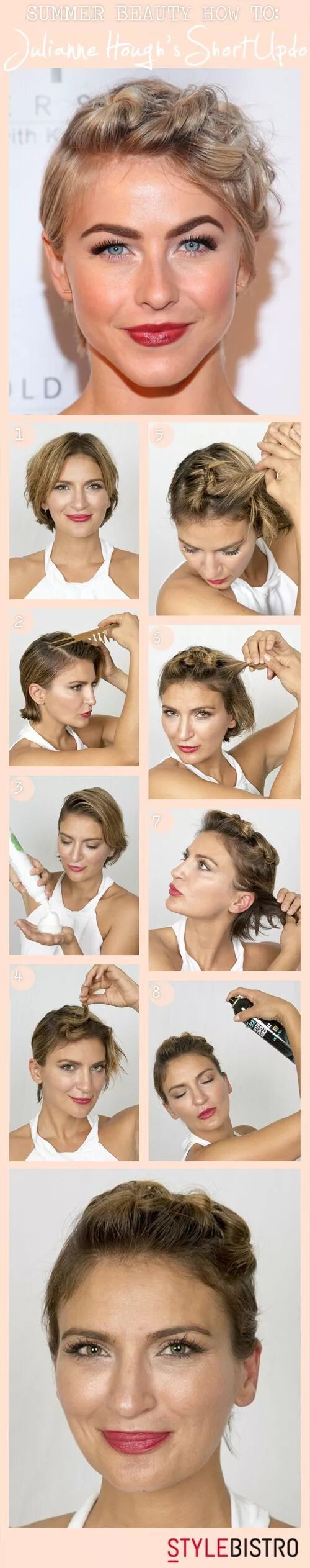 Pin by Mary Alice Hair on up and down wedding "do's" Short wedding hair, Hair st