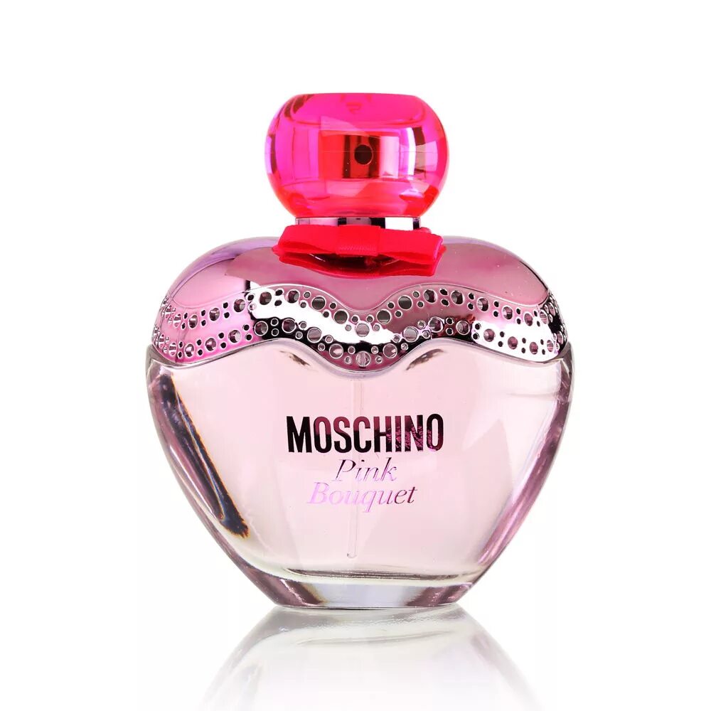 Ароматы духов москино. Москино Pink Bouquet. Духи Moschino Pink Bouquet. Москино Пинк 30 мл духи. Москино духи розовые Pink Bouquet.