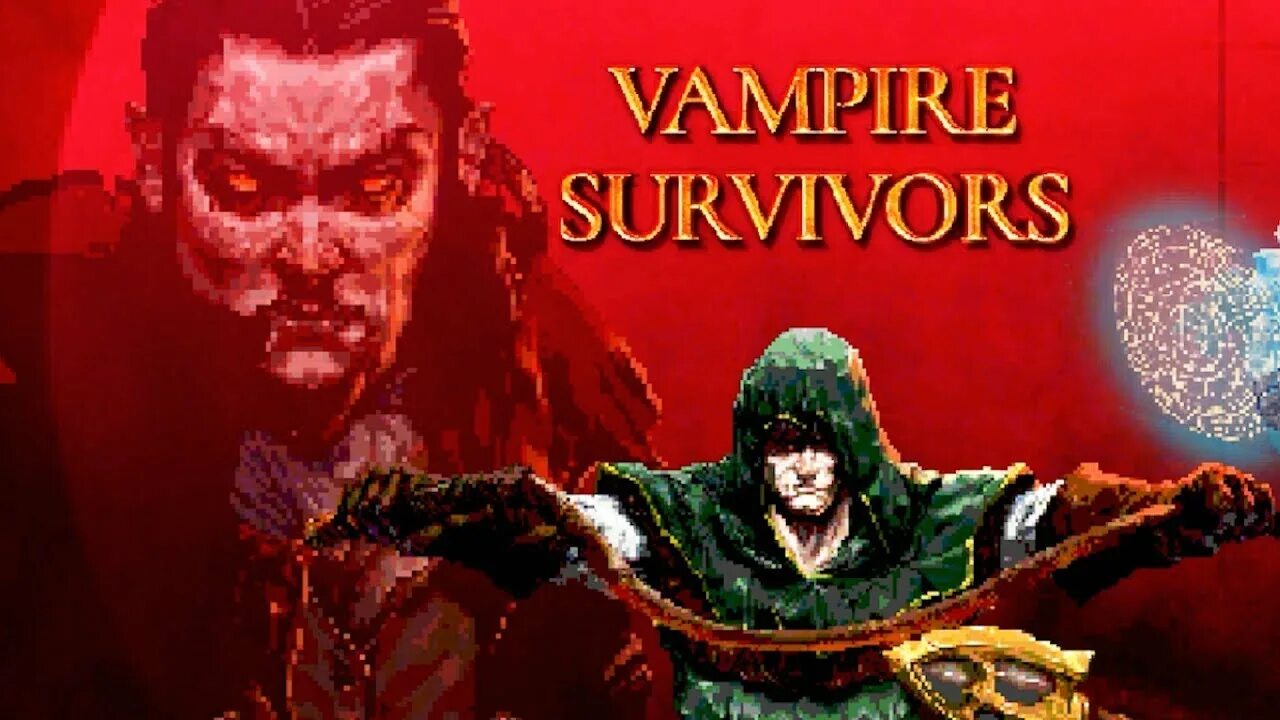 Vampire Survivor. Игра Vampire Survivors. Vampire Survivors Постер. Вампайр сурвайвл