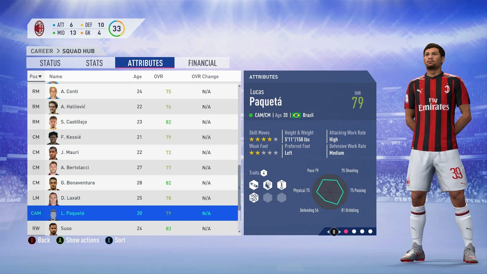 Paqueta FIFA 19.