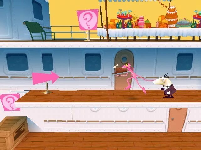 Розовые игры на пк. Розовая пантера ps1. Pink Panther Pinkadelic Pursuit. Игра Pink Panther: Pinkadelic. Розовая пантера игра на ps1.