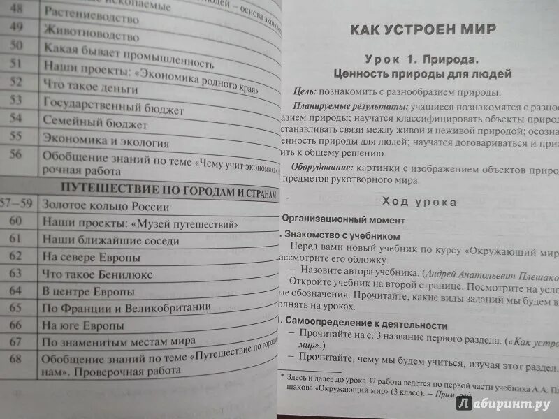 Поурочные разработки 3 класс окружающий мир плешаков. Поурочные разработки 3 класс окружающий мир плешаков