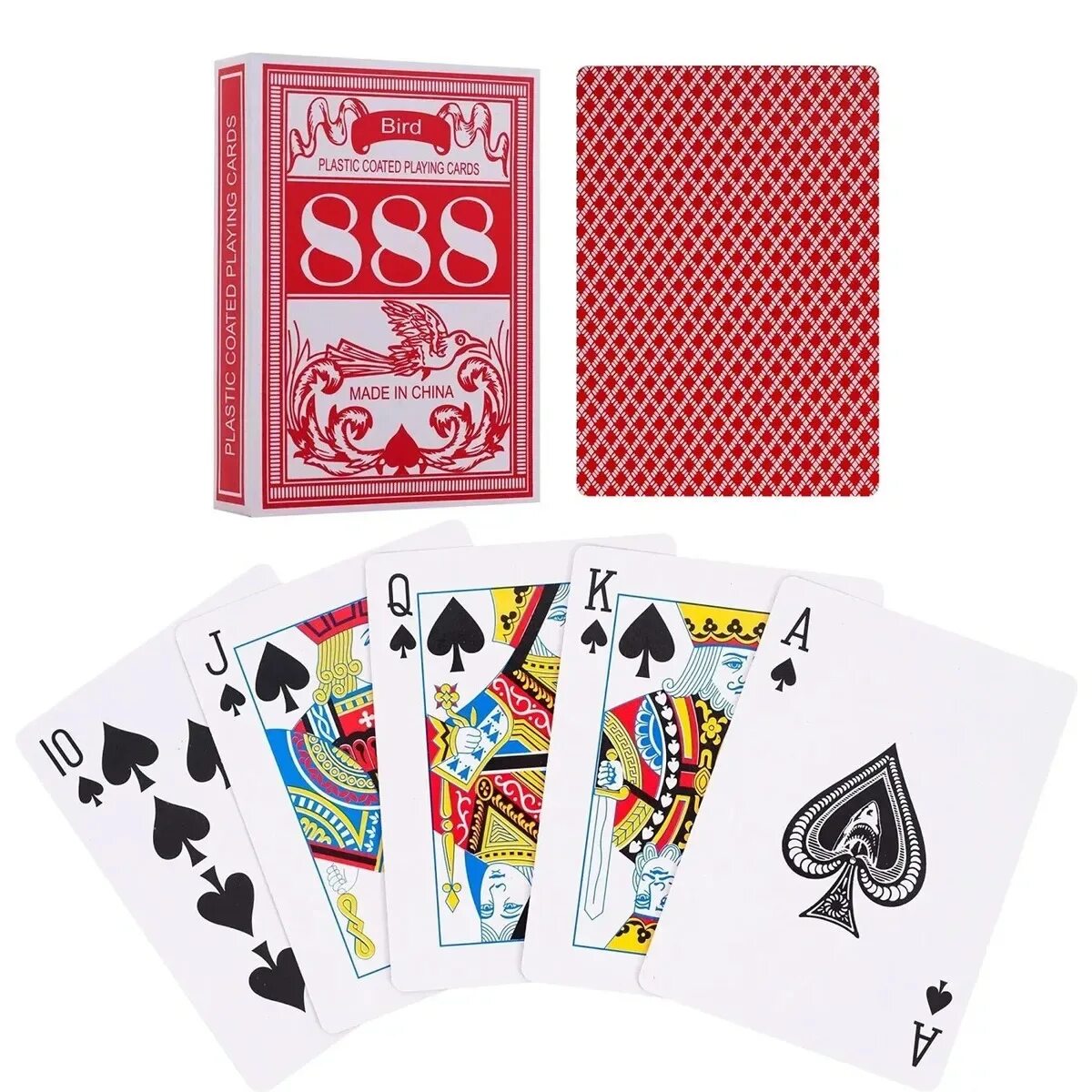 Игральные карты 888, Покер, пластик, 54 карт. Карты для покера Bird 888. Игральные карты Bird 888. Игральные карты Покер колода.