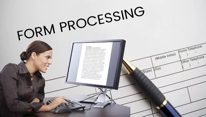 Form processing. Processing. BPO. Outsorcing process funny.