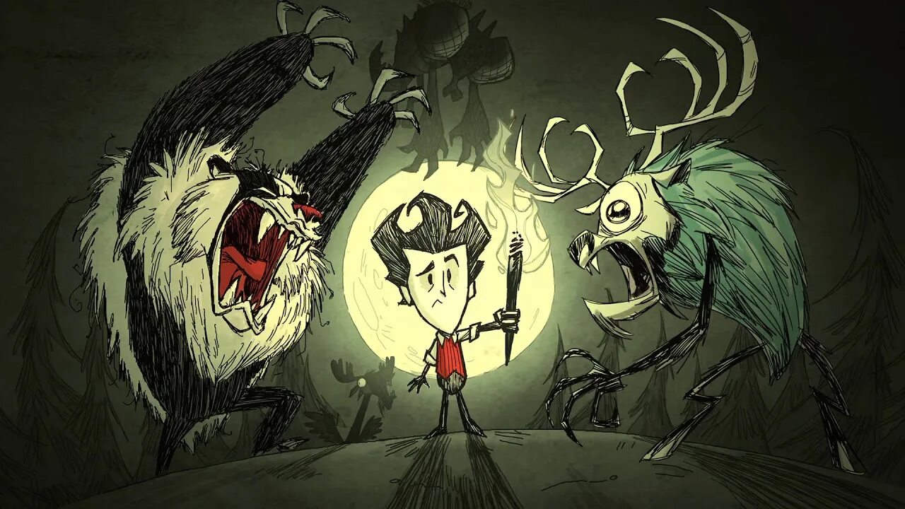 Don t appear. Don't Starve together боссы. Донт старв Постер. Медведь барсук в don't Starve together арт. Don't Starve игра.