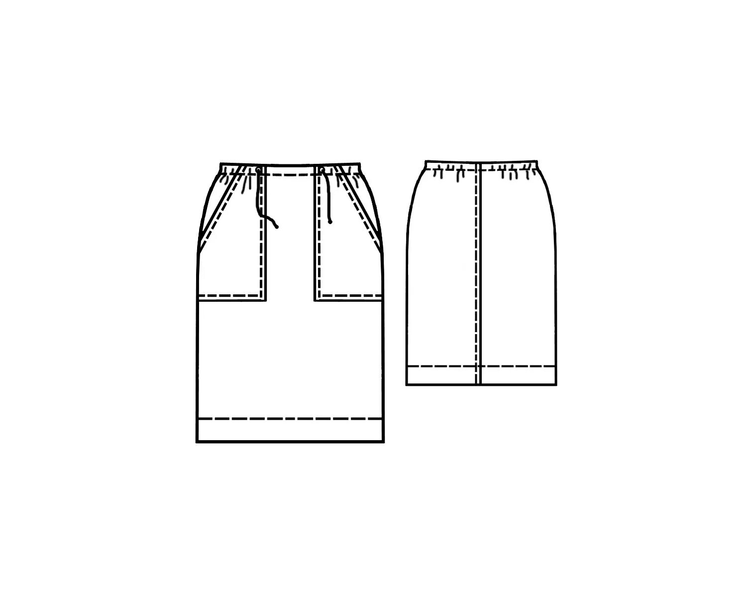 Digital Danube Jean Skirt Sewing Pattern Shop Skirt patterns sewing, Sewing skir