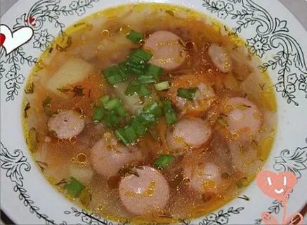 Рецепт супа с сосисками