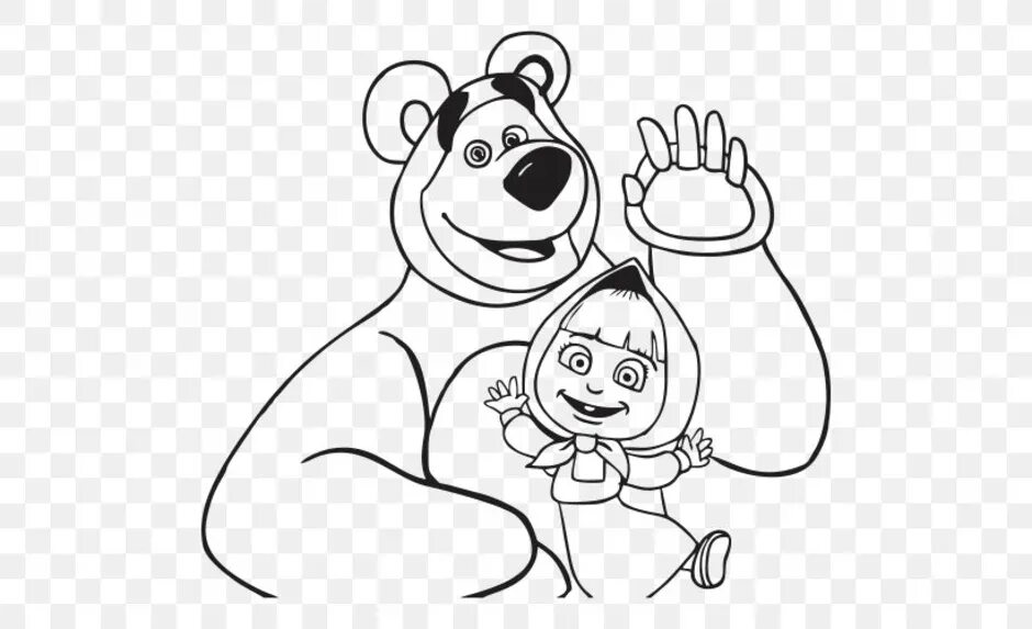 Раскраска. Маша и медведь. Маша и медведь раскраска для малышей. Маша и медведь рисунок. Маша и медведь контур. Маши черное белое
