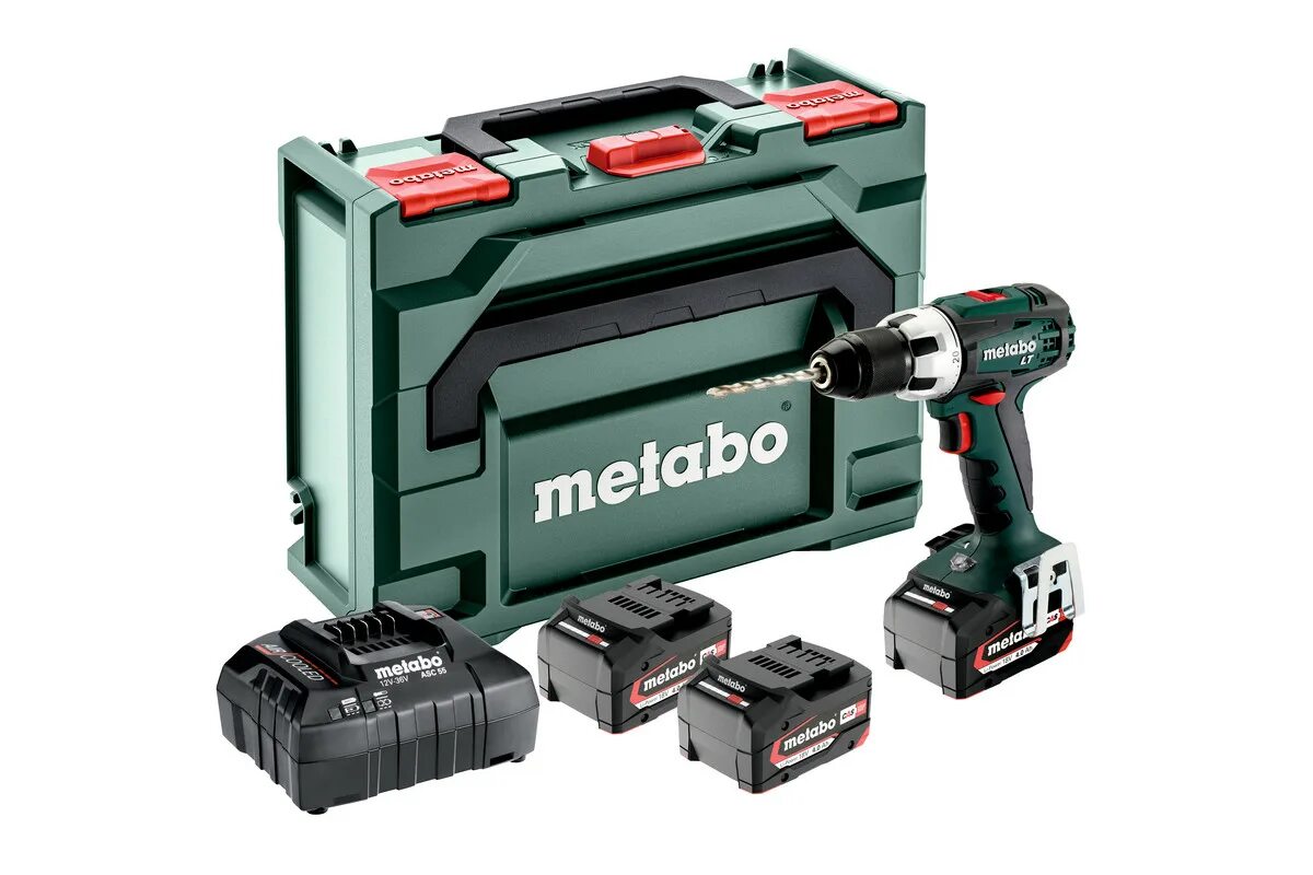Metabo 18 set. Metabo bs 18. 602217880 metabo. metabo akku-bohrschrauber bs 18 lt set inkl 3 x li-ion akku 18v4ah metaloc. шуруповерт metabo bs 18.