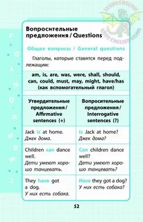 Таблица правил английский язык 6 класс