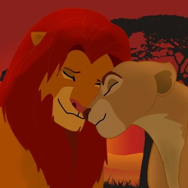 Симба и Нала. Король Лев Симба и Нала любовь. Львы любовь. Люблю тебя Король Лев.
