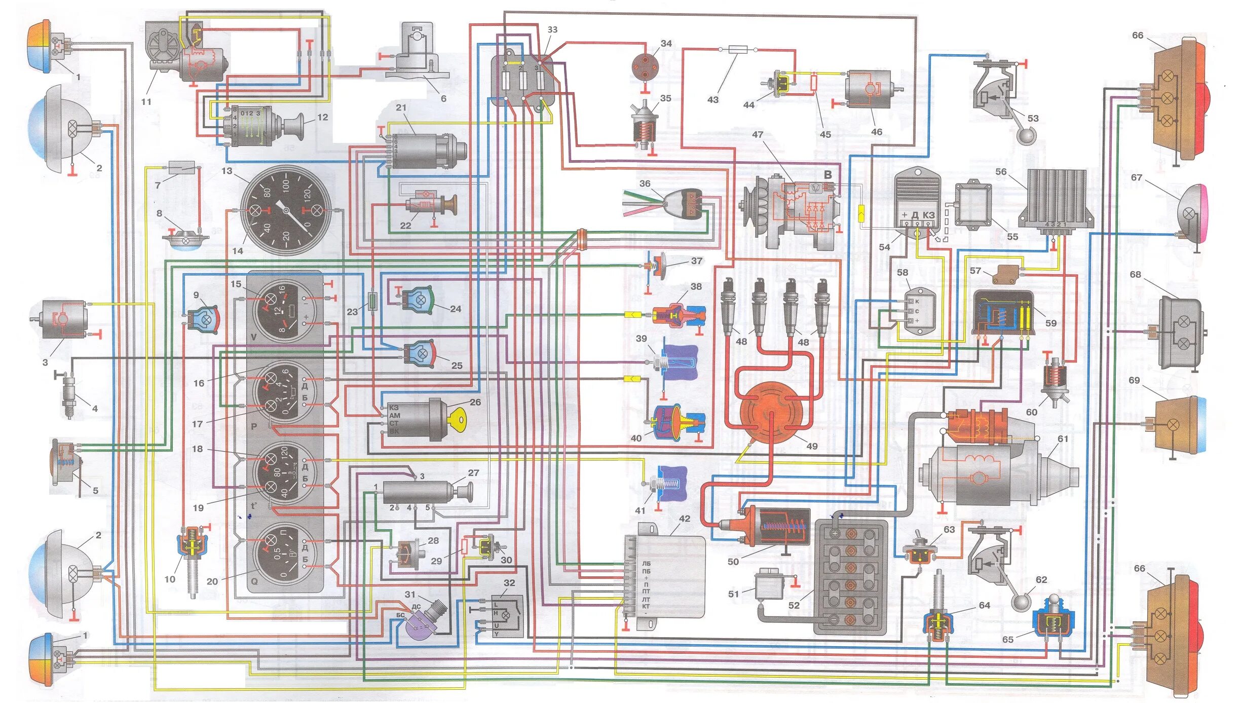 Схема подключения электропроводки УАЗ 469. Схема электрооборудования УАЗ 469. Электросхемы УАЗ 469. Электропроводка УАЗ 452 Буханка.