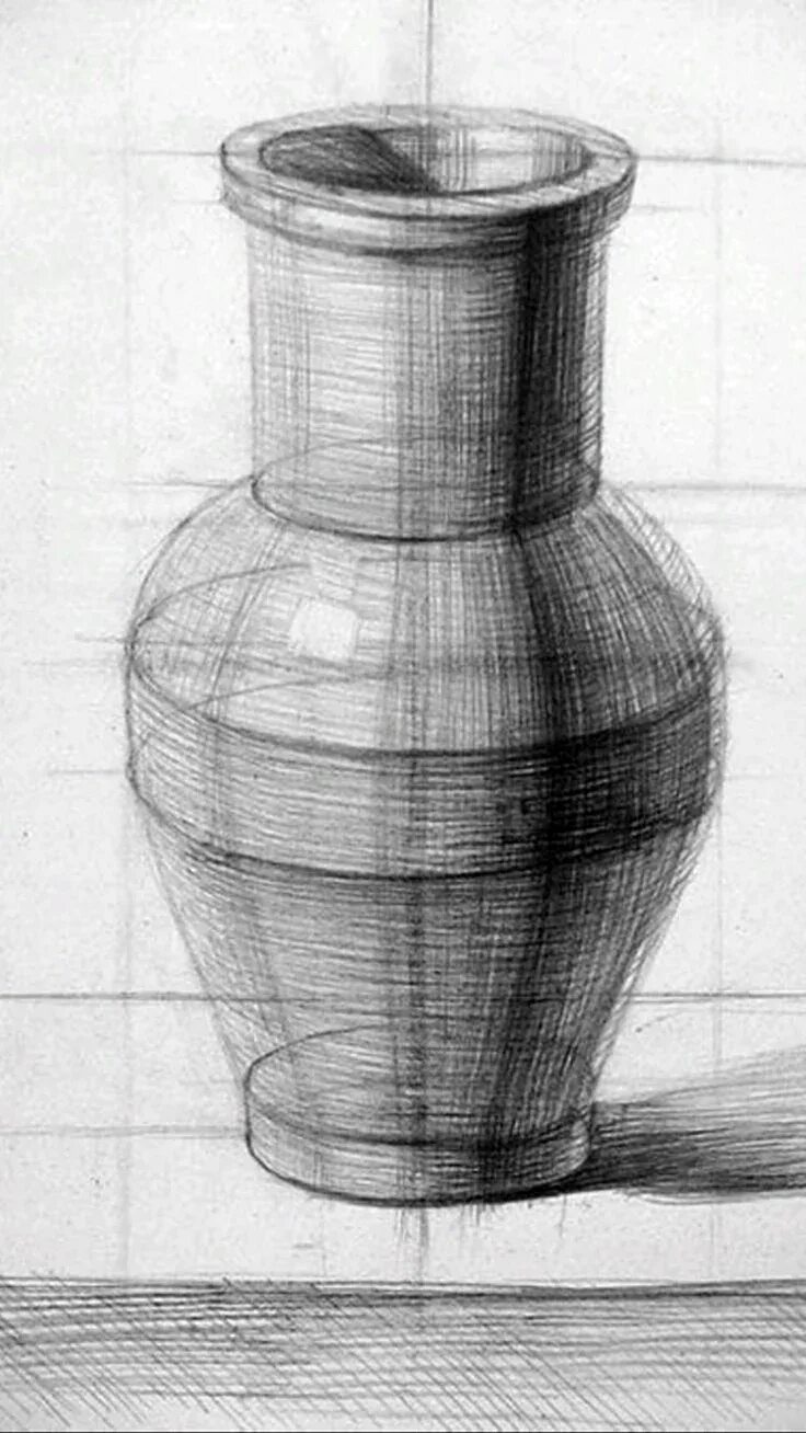 Ваза натура. Кувшин карандашом. Кувшин рисунок карандашом. Кувшин карандашом штриховка. Академическая штриховка кувшина.