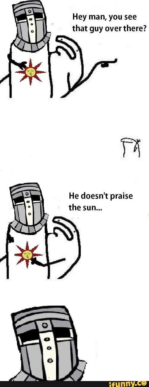You see that man over there