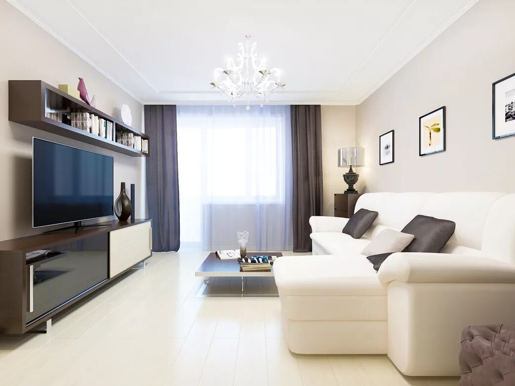 Интерьер гостиной 15 кв.м