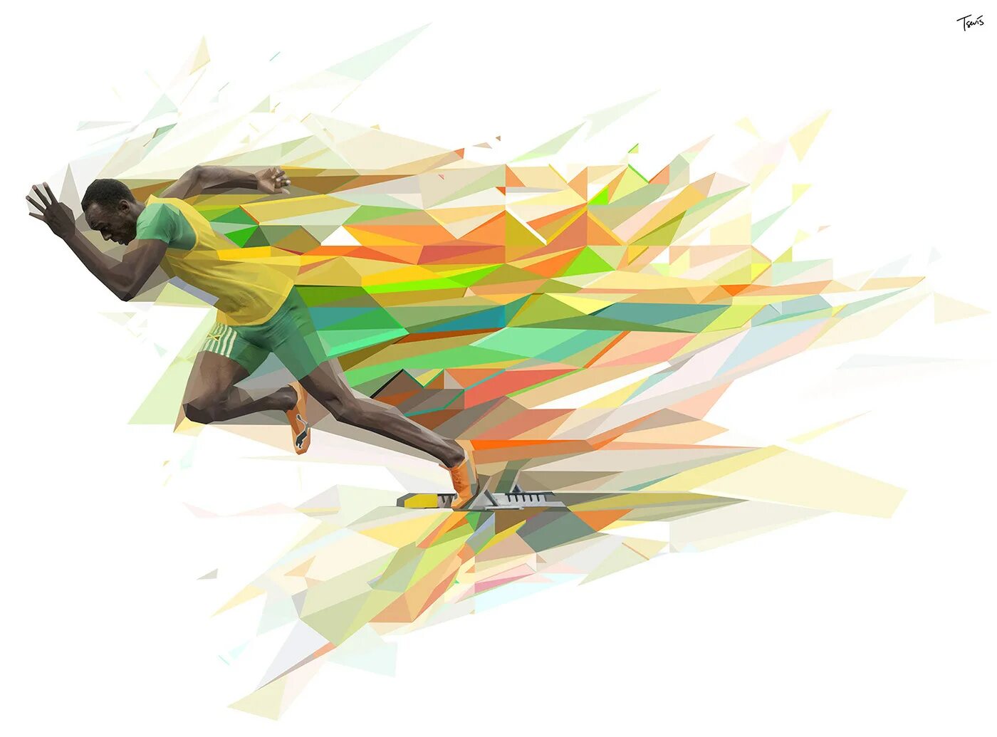 Running art