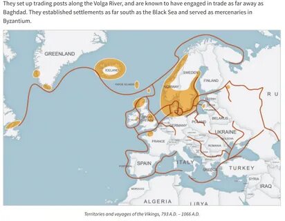 Карта викингов