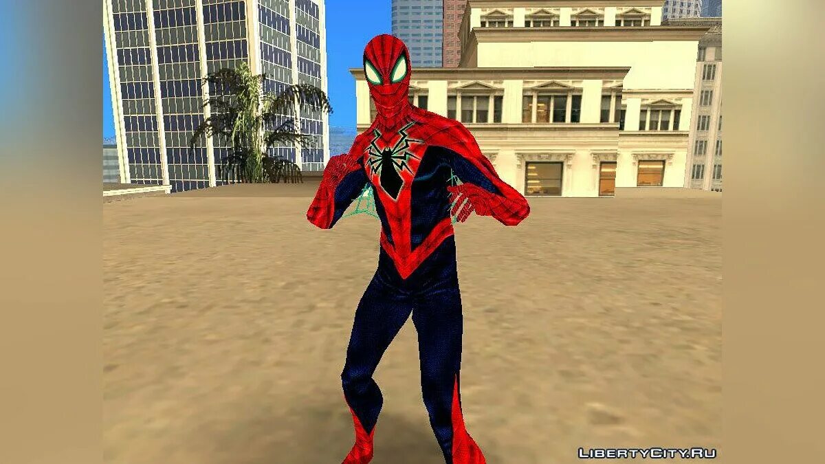 Гта сан мод на человека паука. GTA San Andreas Spiderman. ГТА человек паук. Человек паук ГТА са. Скин человека паука ГТА са.