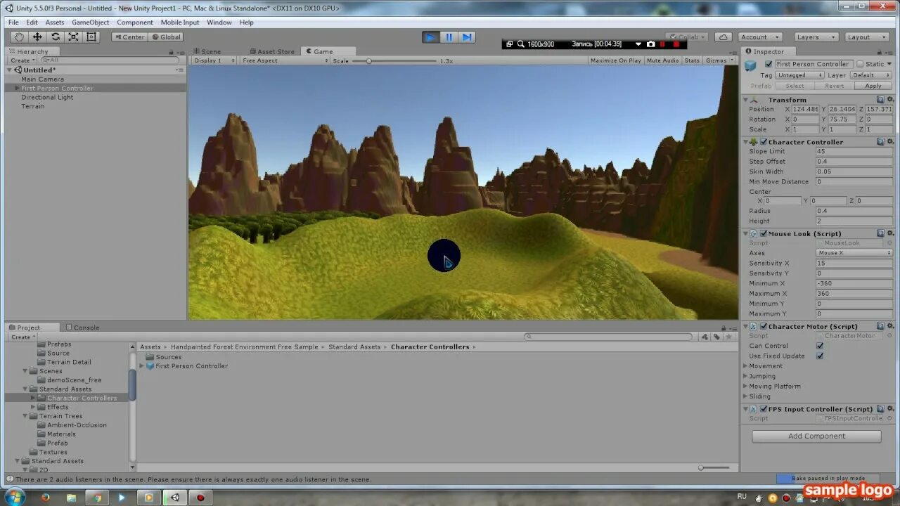 Движение в unity 3d. Юнити 3д. unity pro. unity 3d realistic fps prefab. unity first person controller.