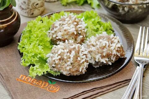 Рис мясной фарш