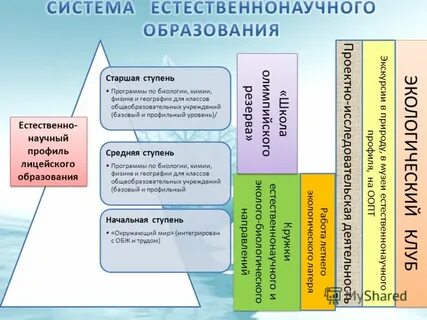 Старшей ступени обучения