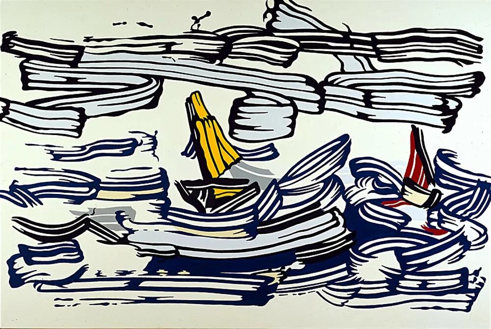 Анализ произведения лодка. Roy Lichtenstein Paintings.
