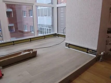 Теплом плинтусе