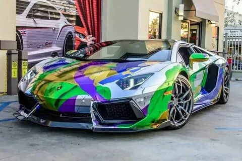 Colorful cars