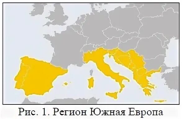 Страны южной европы ответ