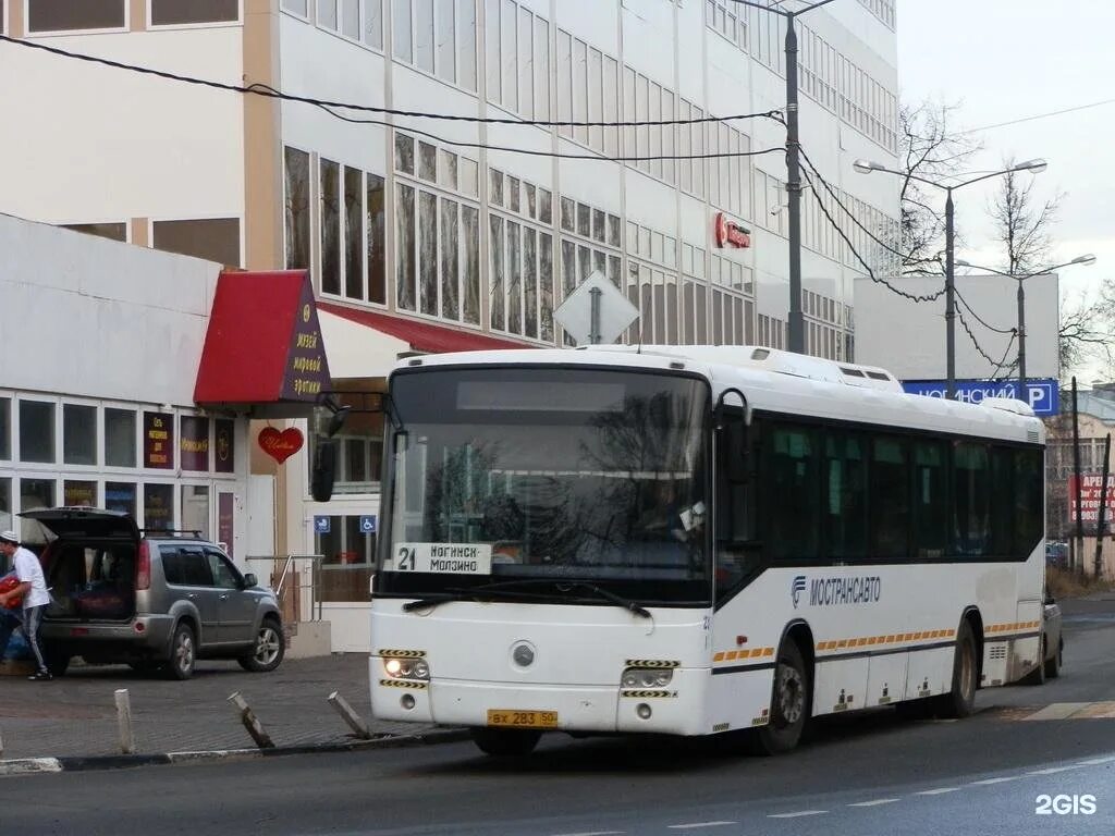 21 автобус молзино