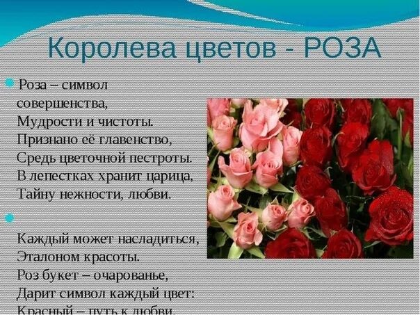 Стихотворения две розы
