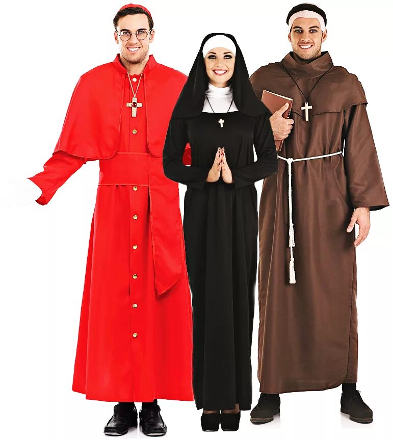 Культовая одежда. Религиозная одежда. Церковная одежда. Костюм священника. Одежда католиков женщин.