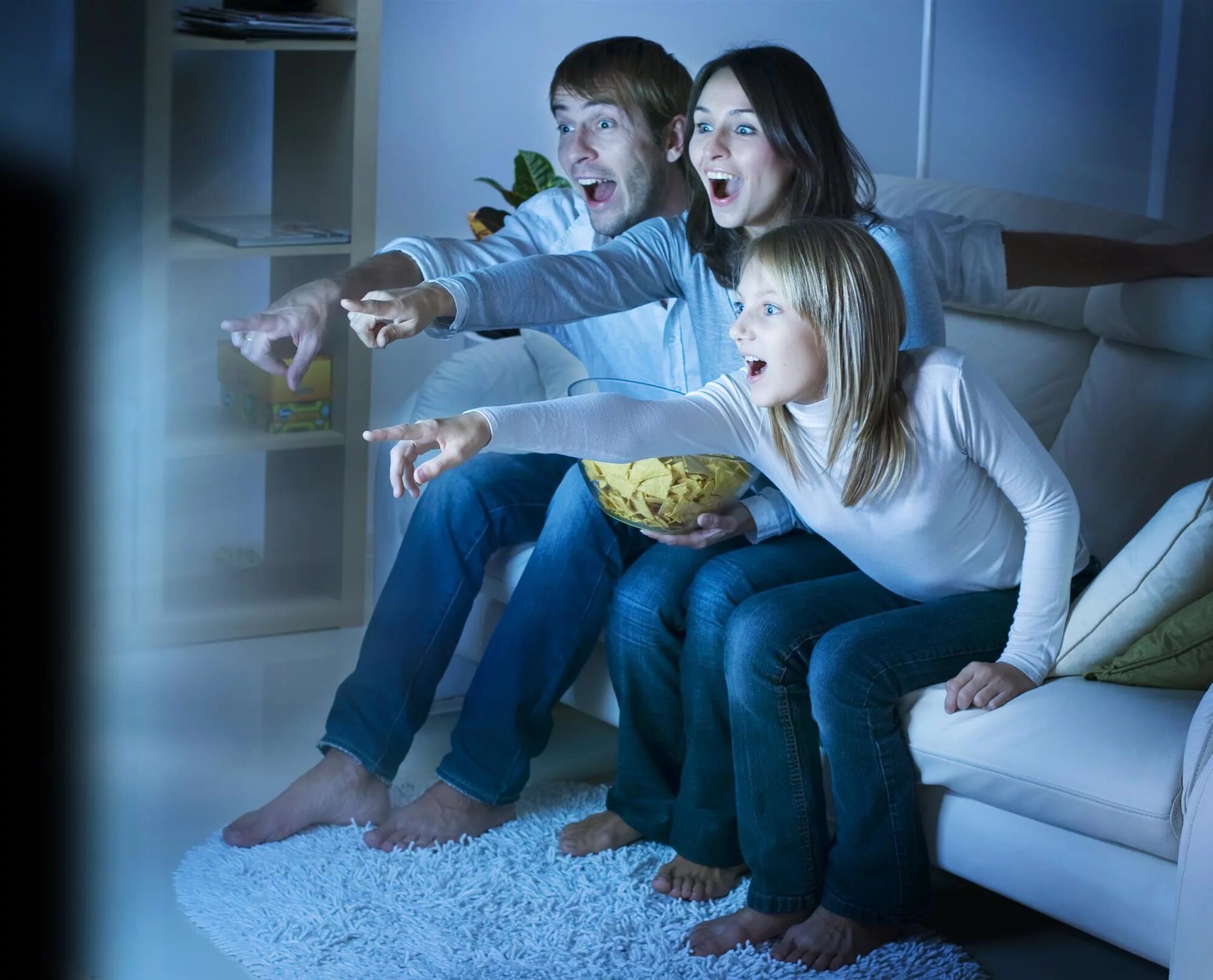 When i watch tv i go