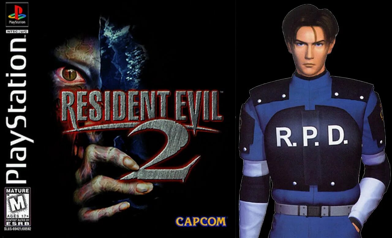 Second p. Resident Evil 2 ps1 Leon.