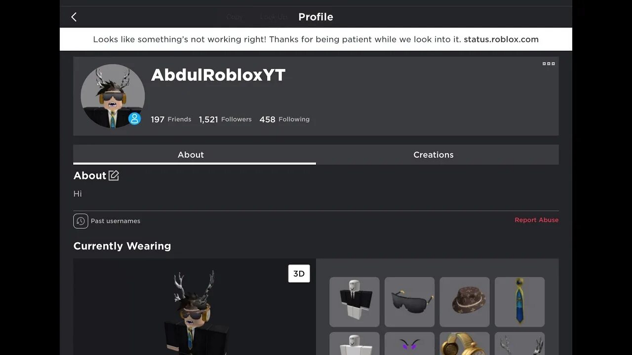 Now. Roblox. Looks like something s. Gitlab. Status.