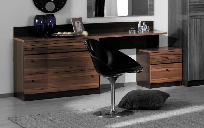 тумбочка с выдвижным столом. комод-стол трансформер olissysbureau 327. современный письменный стол трансформер. туалетный столик flatform интро. компьютерный стол в стиле минимализм.