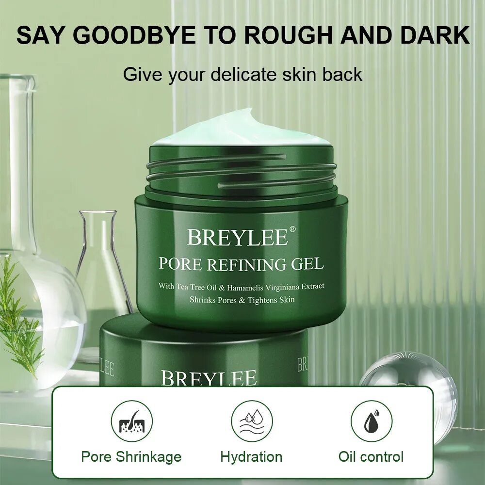 Pore gel. Крем для лица BREYLEE. Восстанавливающий и увлажняющий крем с экстрактом чайного дерева. Гель для сужения пор пробник. LANBENA сыворотка для сужения пор Pore treatment Serum.