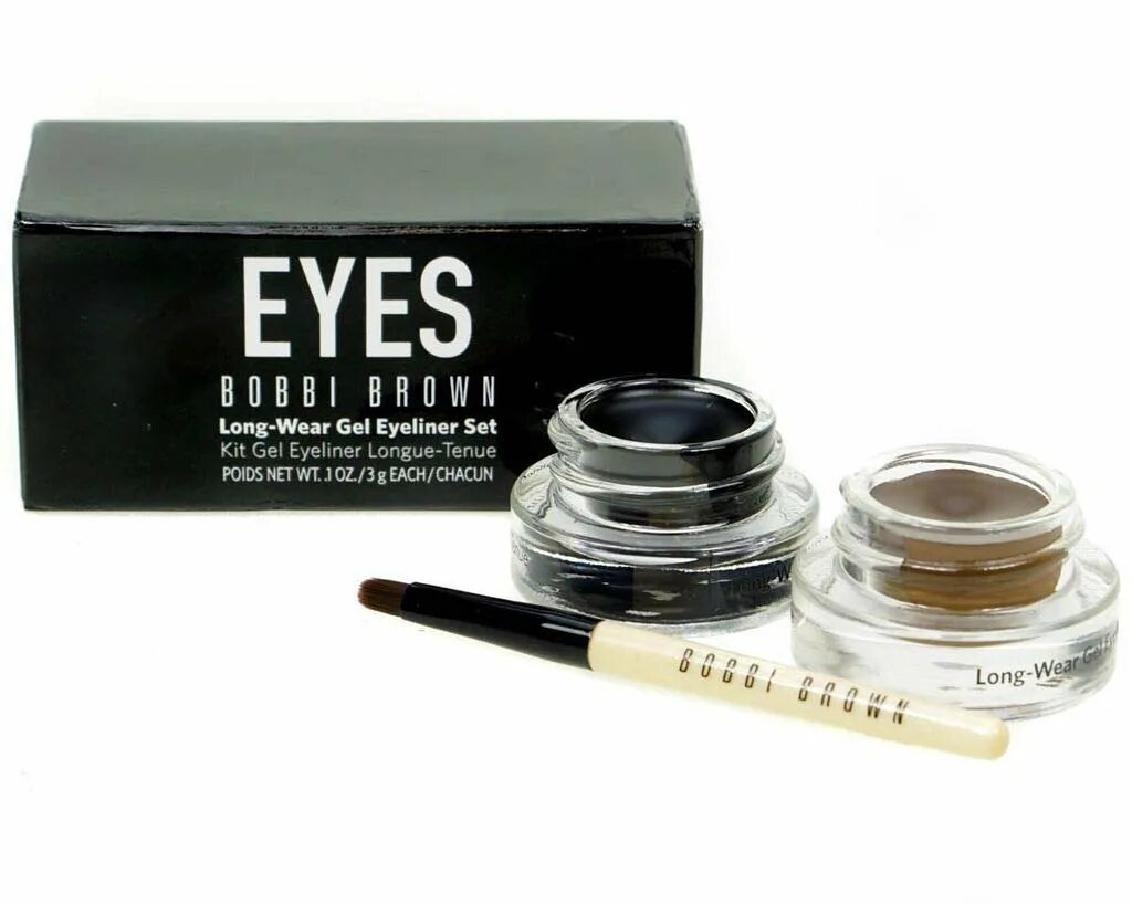 Gel eyeliner. Bobbie Brown long-Wear Gel Eyeliner. Набор Бобби Браун подводка. Гелевая подводка Бобби Браун. Bobbi Brown гелевая подводка Sepia Ink.