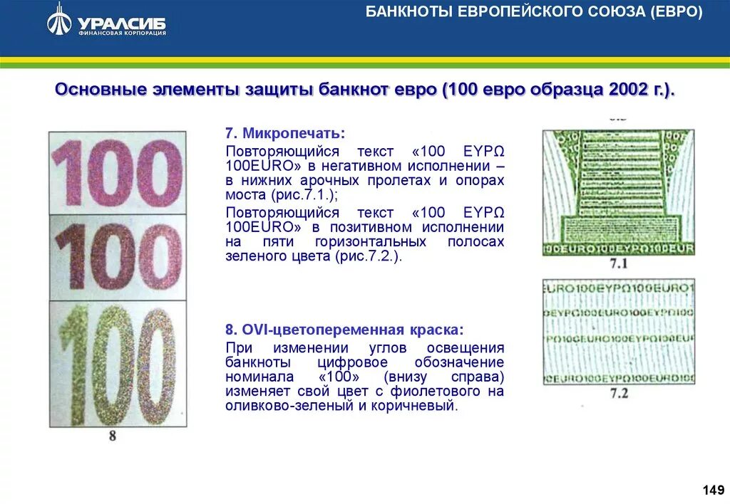 Число обозначенное на денежной купюре 7 букв. Элементы защиты денежных знаков евро. признаки защиты иностранной денежной банкноты 100 евро. 100 евро описание элементов защиты. элементы иностранной денежной банкноты 100 евро.