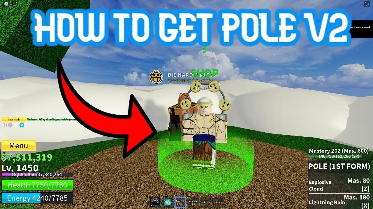 Как получить волю наблюдения блокс фрутс. Pole v2. Pole v2 BLOX Fruits. Pole 2nd form BLOX Fruits. Pole v1 BLOX Fruit.