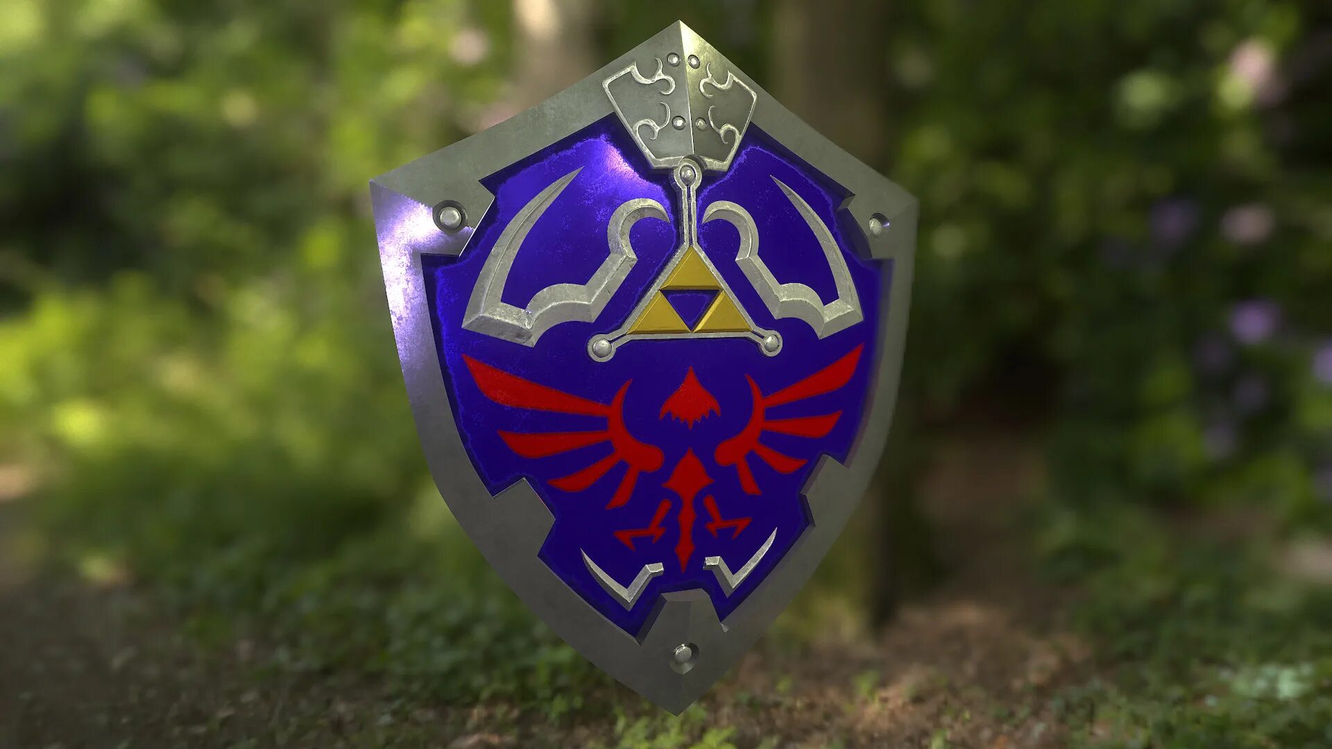 Hylian Shield арт. Щит Зельда. Shield Zelda Type.