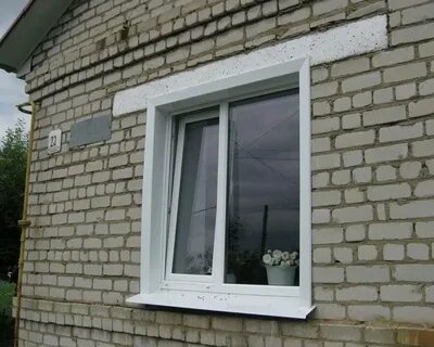 Металлические наружные откосы для пластиковых окон