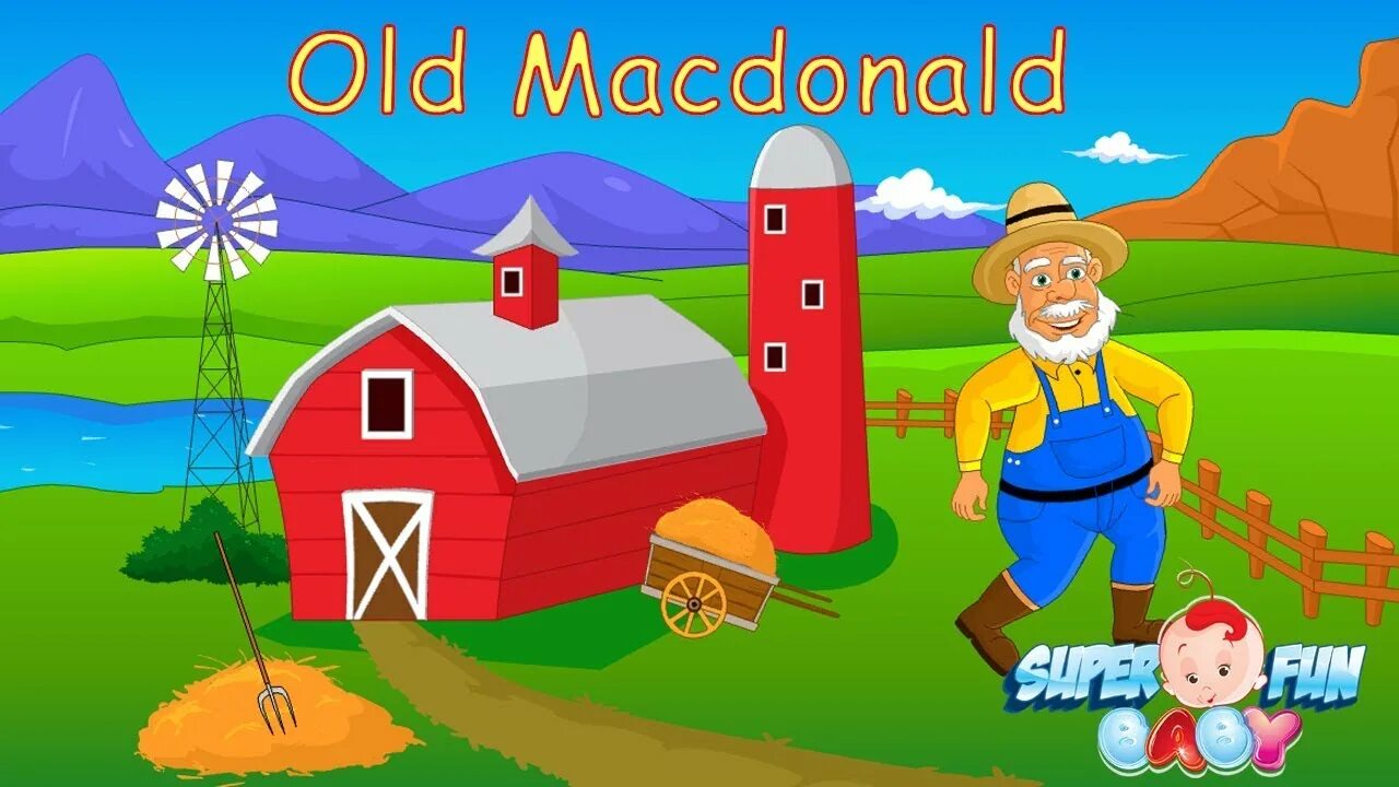 Включи old macdonald. Old MACDONALD. Old MACDONALD had a Farm. Old MACDONALD раскраска. Рисунок ферма старого Макдональда.