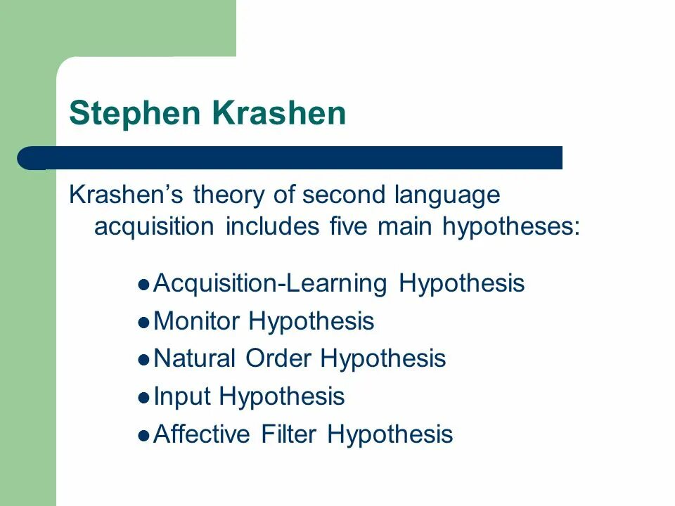 Second language acquisition. Second language acquisition