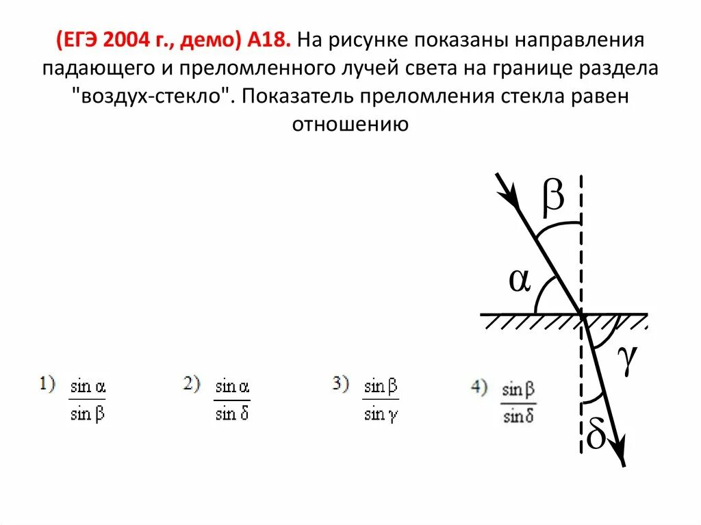 Луч света падает на границу 32. Угол преломления на рисунке. Угол преломления на рисунке обозначен буквой. Луч света падает на границу раздела. Световой Луч падает на границу раздела стекло воздух.