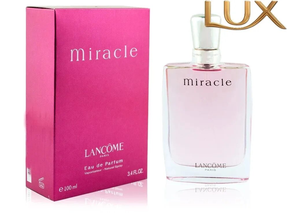 Lancome miracle цены. Lancome Miracle EDP 100ml. Lancome Miracle 100 ml. Lancome Miracle EDP. Ланком Миракл духи женские.