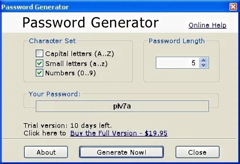 Password generator