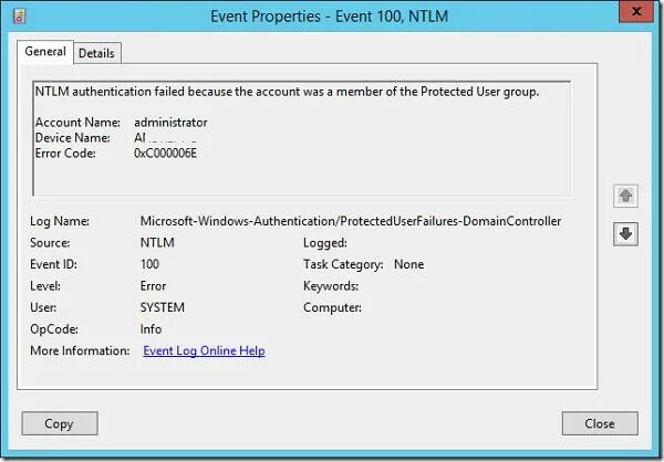 Authentication failed. Anonymous NTLM authentication. Network Security: restrict NTLM: NTLM authentication in this domain. Найти службы которые используют NTLM. Directory id